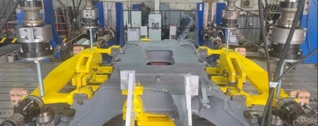 «Уральские локомотивы» начали испытания рамы тележки для нового высокоскоростного поезда
