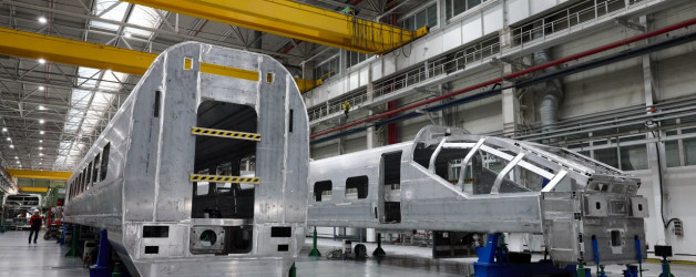 На «Уральских локомотивах» сварили кузова первых вагонов высокоскоростного поезда