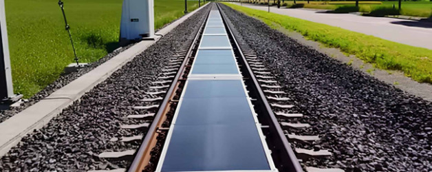 В Швейцарии успешно испытали первую в мире систему солнечных панелей между рельсами